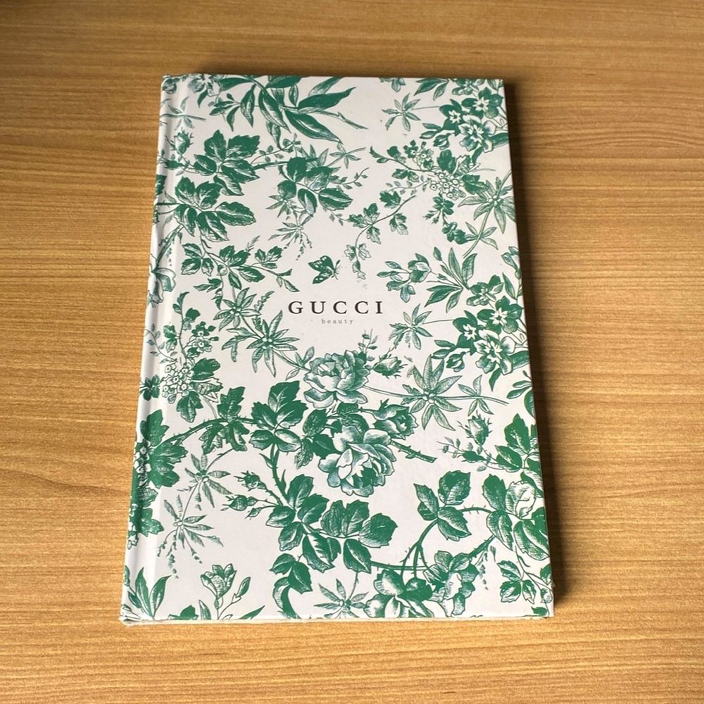 Gucci beauty hardcover notebook